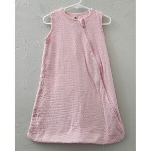 Honest Baby Size 0-6 Month Pink Organic Cotton Wearable Blanket Sleep Sack Small